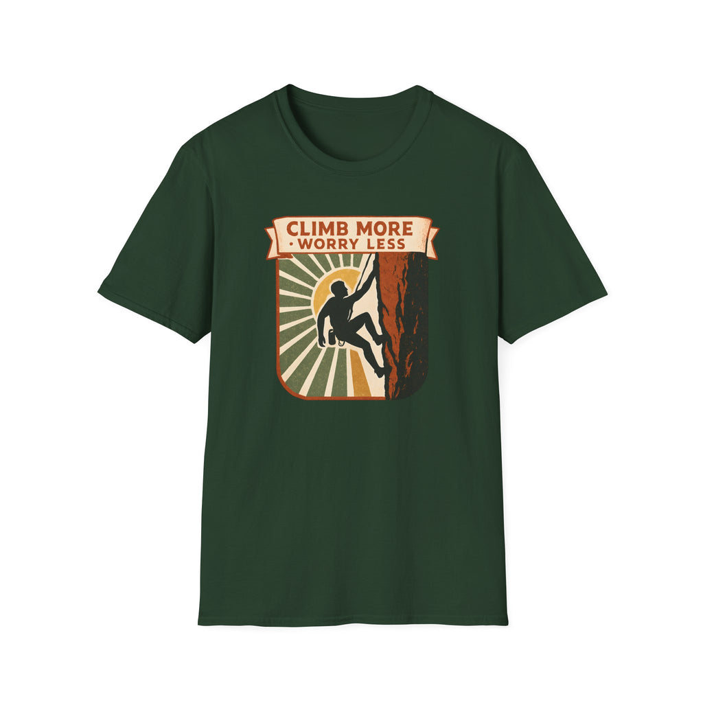 Climb More Worry Less T-Shirt
