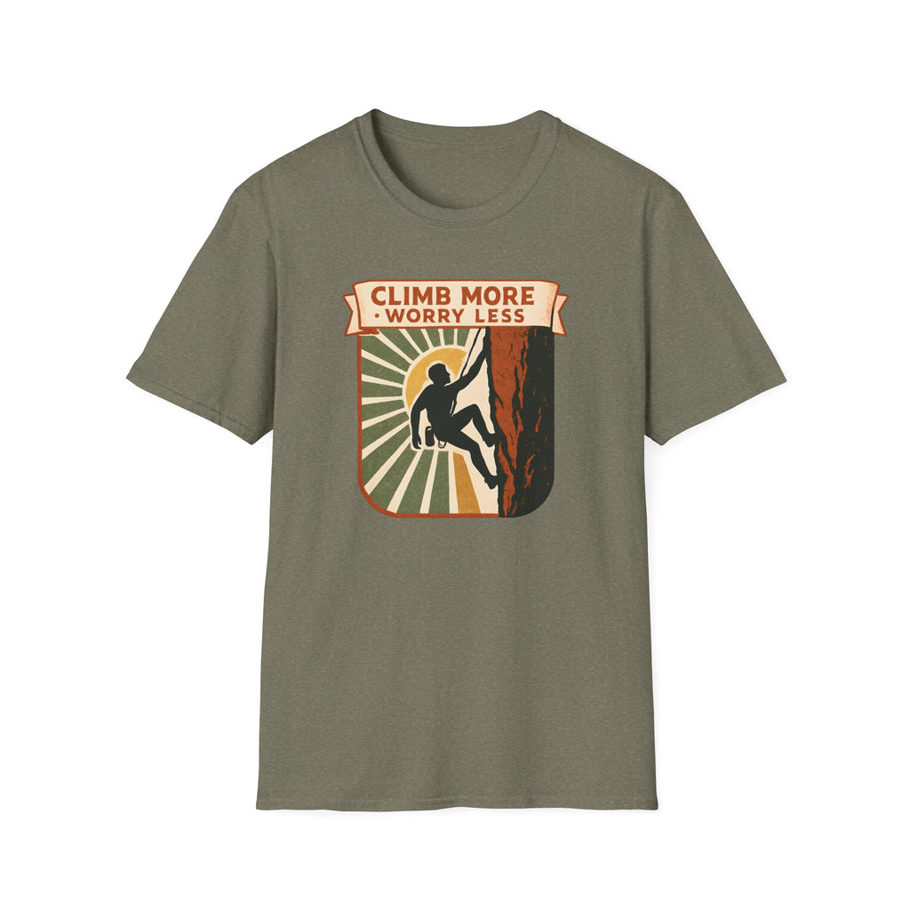 Climb More Worry Less T-Shirt