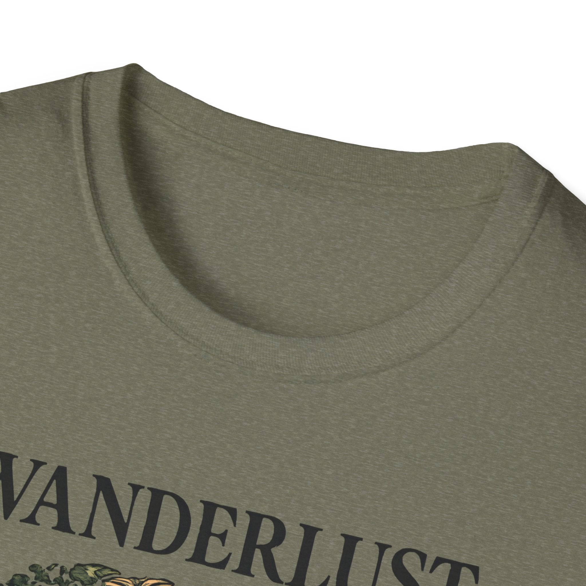 Lush Tropical Floral Scene T-Shirt