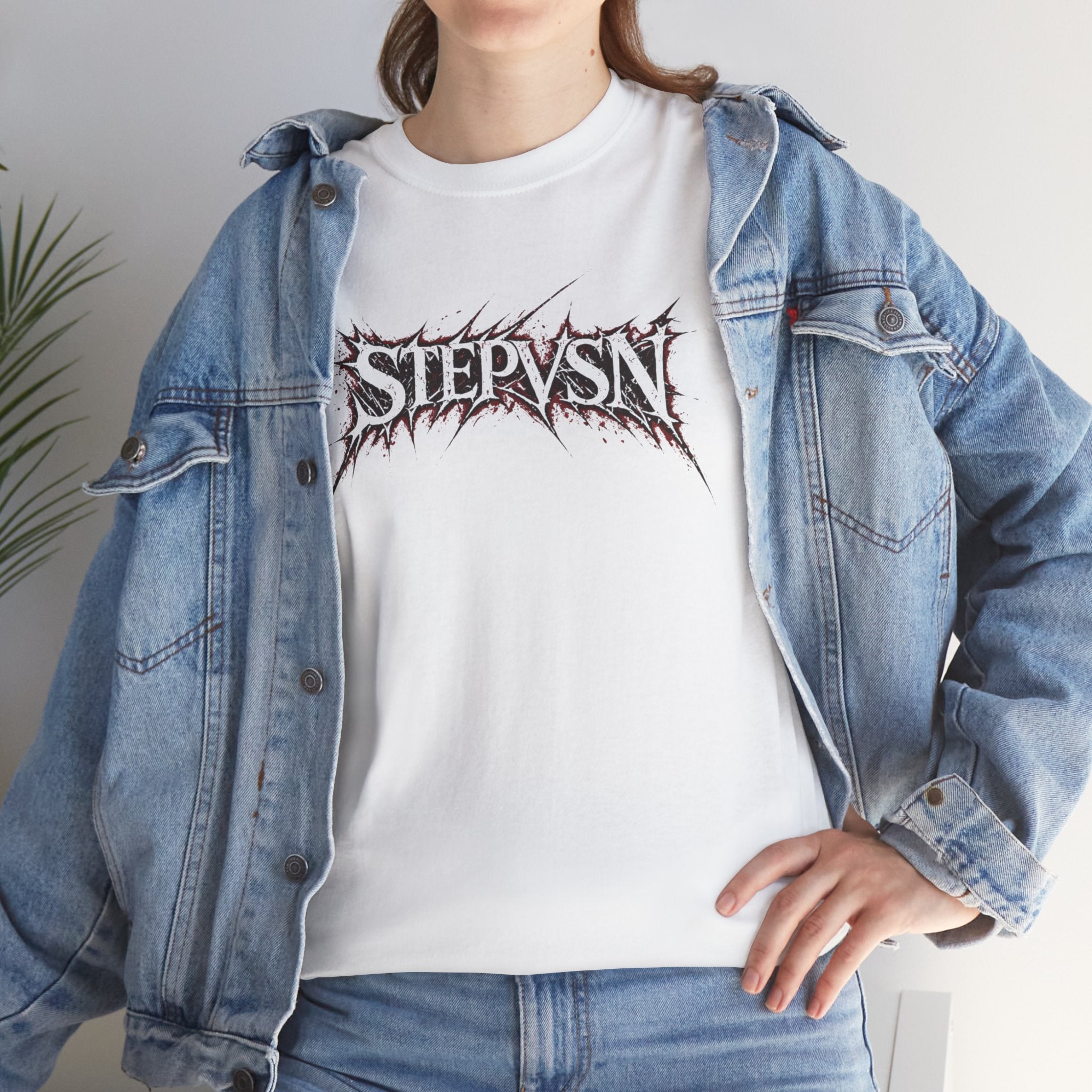STEPVSN' Metal Logo Graphic Tee