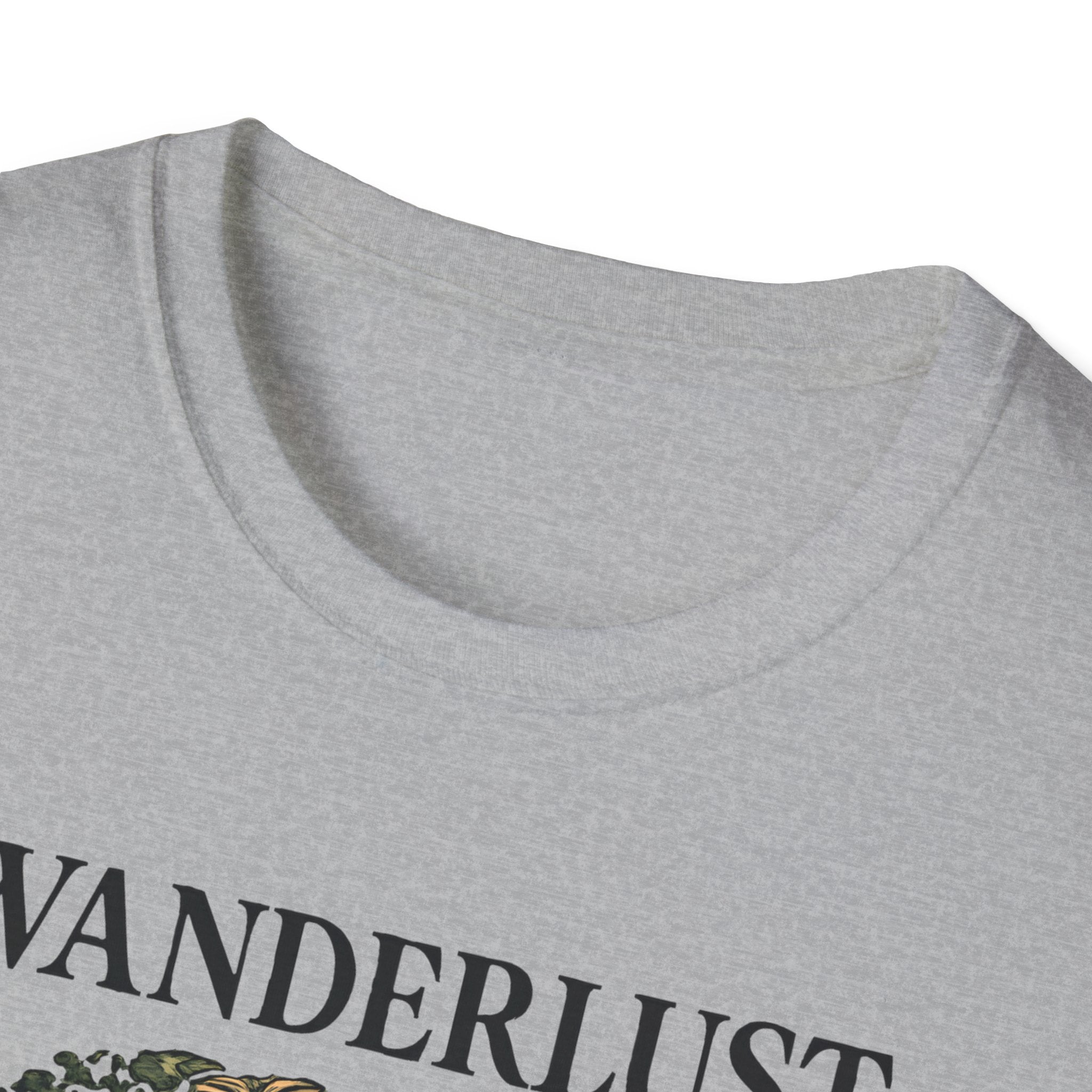 Lush Tropical Floral Scene T-Shirt