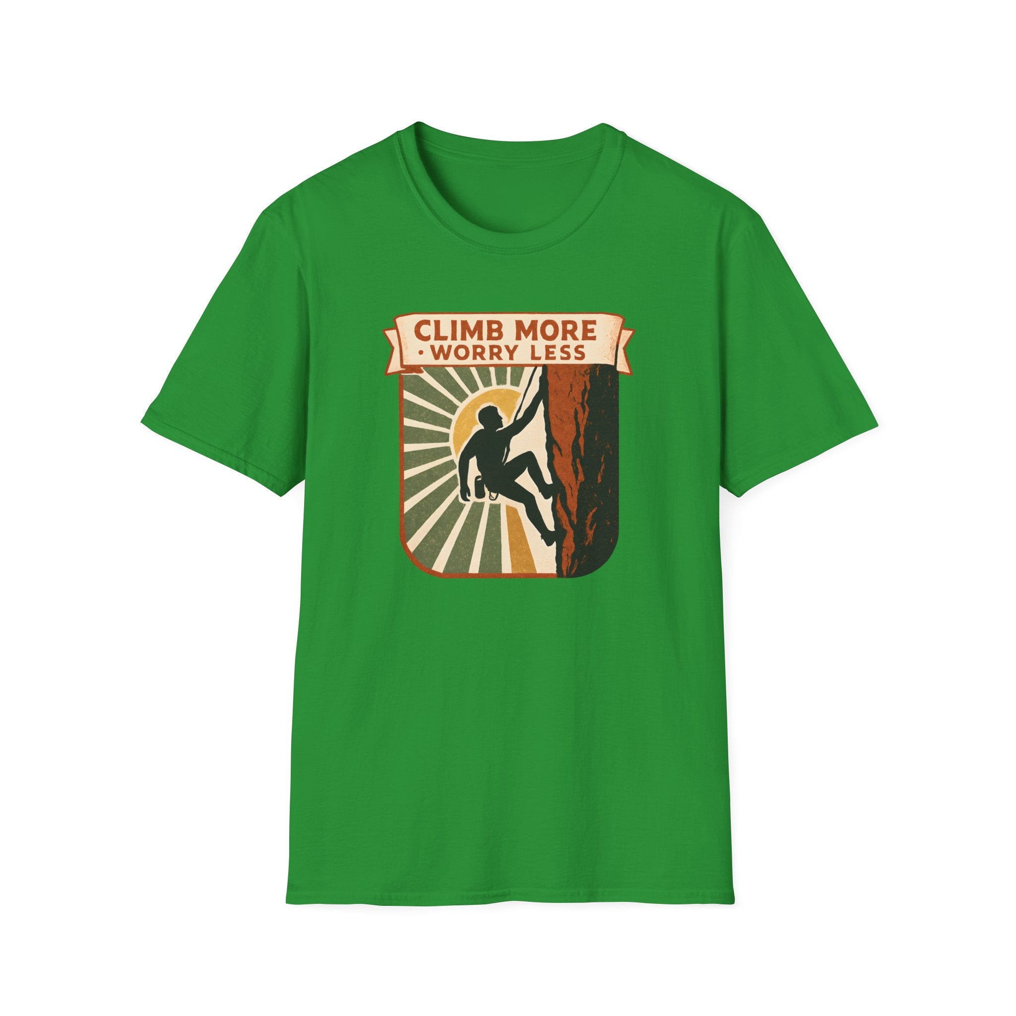 Climb More Worry Less T-Shirt